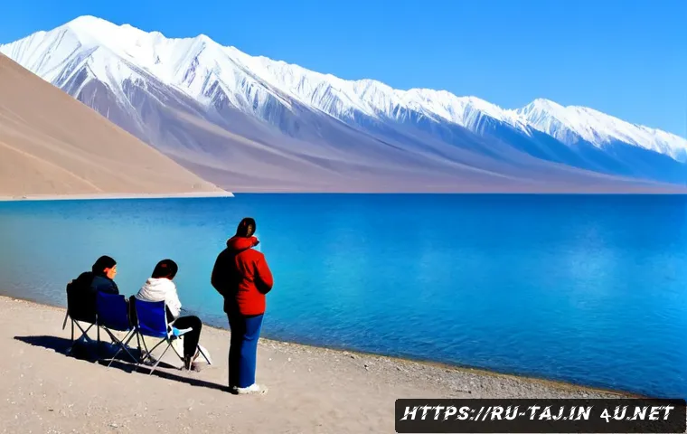 이식쿨 호수 관광 정보 - Photorealistic panoramic summer view of Issyk-Kul Lake, Kyrgyzstan, crystal-clear deep blue water me...